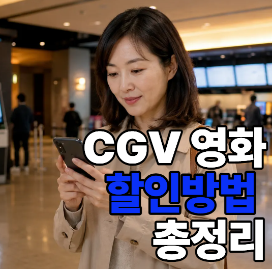 CGV 영화할인 방법 총정리｜쿠폰·VIP·포인트·할인카드까지
