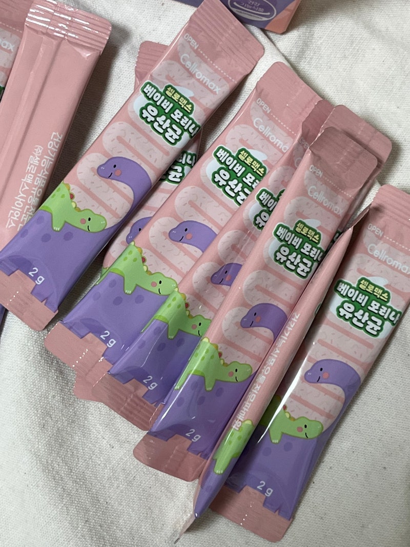 하루 1포로 간편한 아기유산균, 셀로맥스 베이비 모리나 유산균