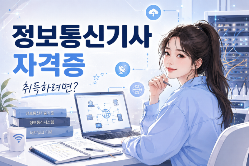 정보통신기사 자격증 취득하려면? 응시자격부터 시험과목·공부방법까지 총정리