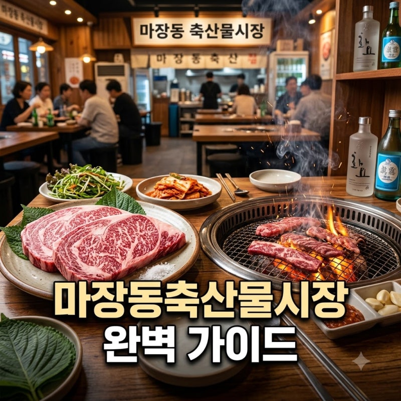 서울 마장동축산물시장 방문기 | 대표 먹거리 Best 4, 주차 할인, 온누리상품권 꿀팁