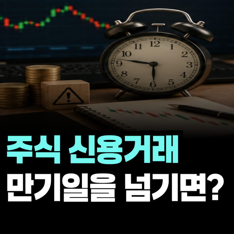 주식 신용거래 만기일을 넘기면 어떻게 될까? 연장과 반대매매 기준