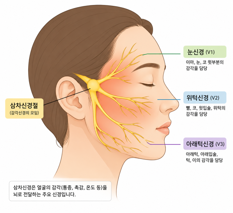 삼차신경통은 왜 얼굴이 찌릿할까? | 해부학으로 이해하는 질환⑤
