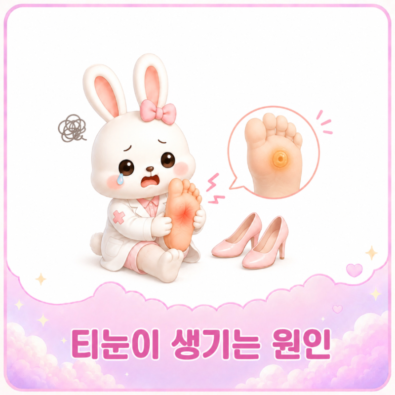 티눈이 자꾸 생기는 이유!? 예방법