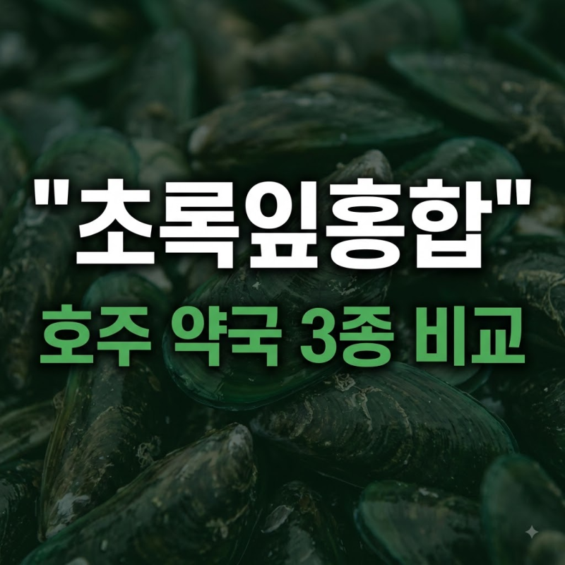 호주 약국 추천 초록잎홍합 영양제 BEST 3: 리프리놀부터 가성비 제품까지