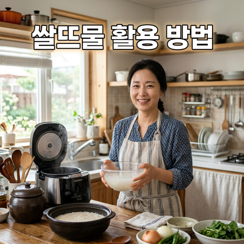 쌀뜨물활용방법 그냥 버리기 아까운 쌀뜨물 이렇게 활용해 보세요