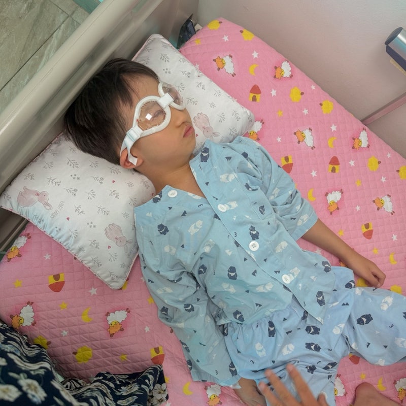 우리연세안과 안검하수 재수술 후기｜6살 아이 자가근막 눈수술 당일