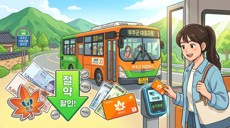 무주군 대중교통 할인 혜택 총정리: K-패스 신청 및 버스요금 완벽가이드