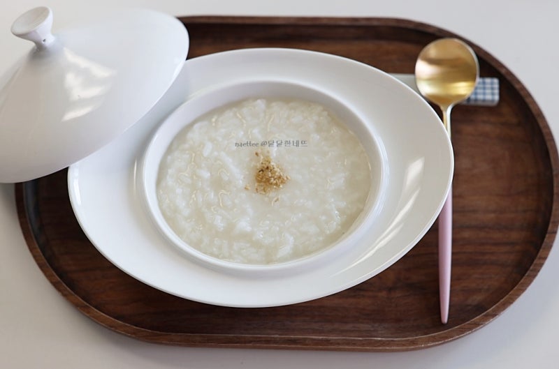 장염에 좋은 음식 장염죽 쌀로 흰죽 끓이는법