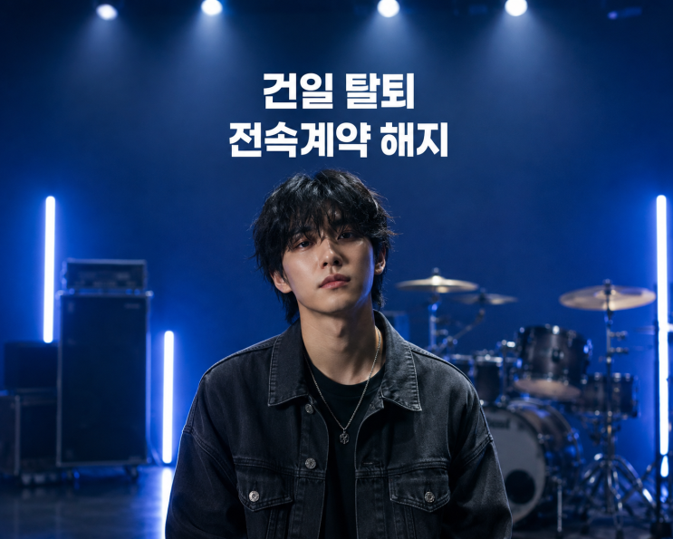 <b>엑디즈</b> <b>건일</b> 하루 만에 <b>탈퇴</b>, 전속계약 해지와 발언 논란