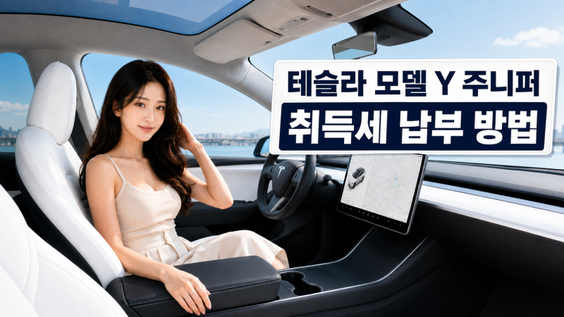 테슬라 모델Y 주니퍼 RWD 결제 완료｜보조금 반영 금액부터 취득세·등록비까지