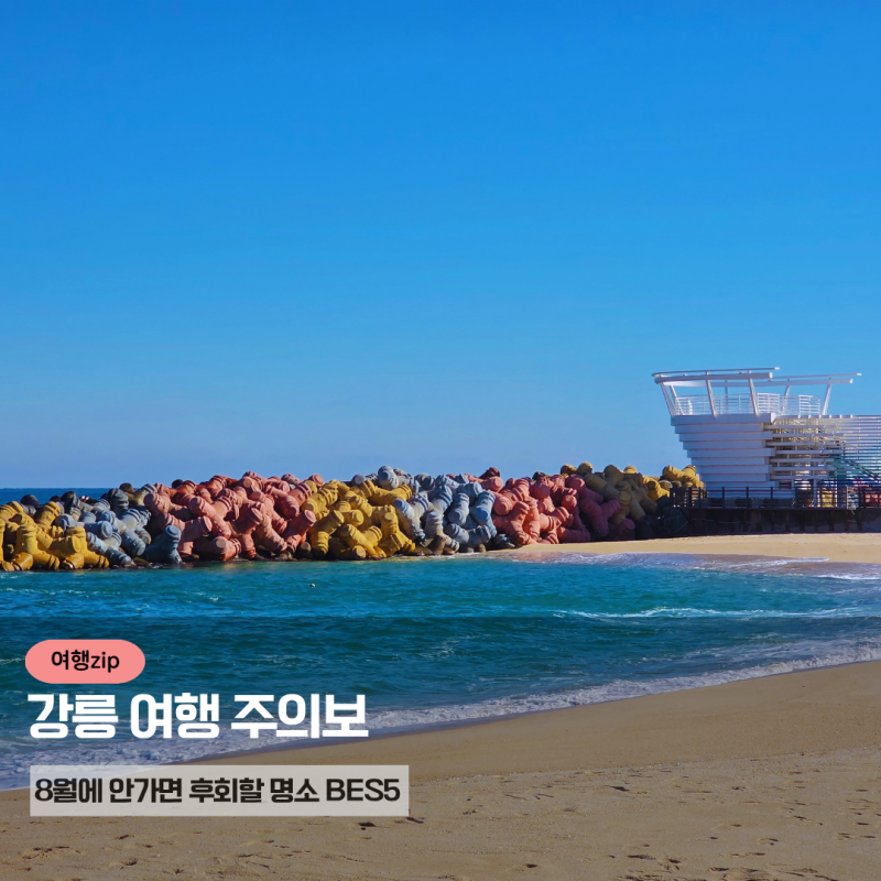 강릉 가볼만한곳 여행 주의보, 8월 안 가면 200% 후회 할 명소 BEST5