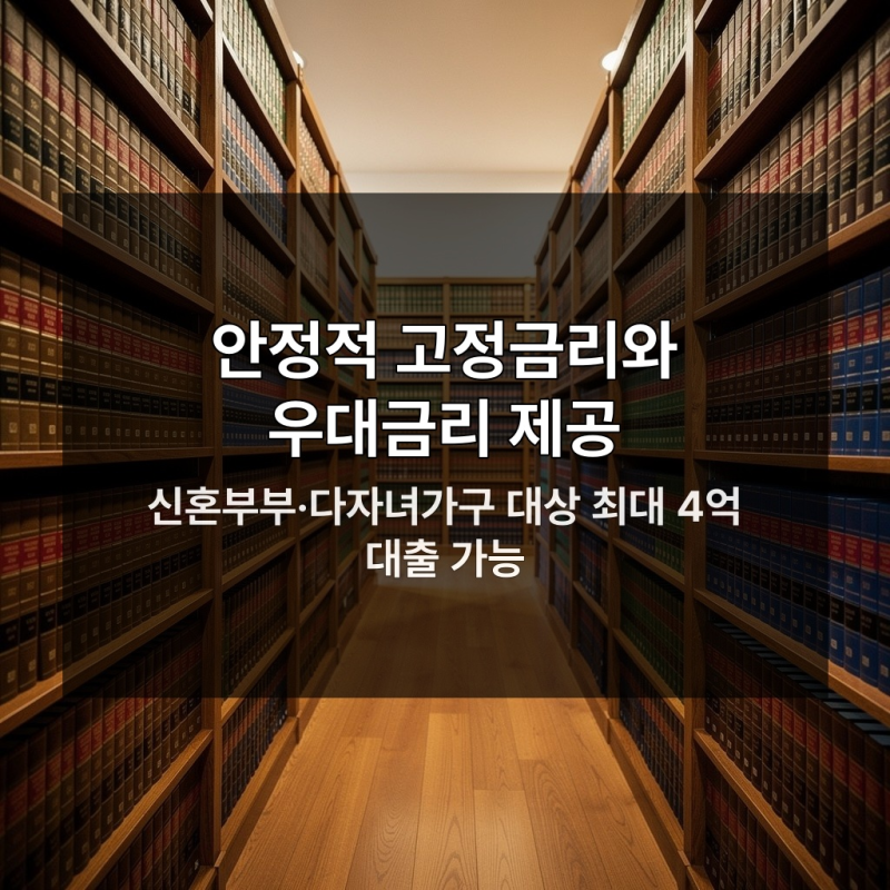 신혼부부 최대 4억 대출 가능한 보금자리론 조건 5가지