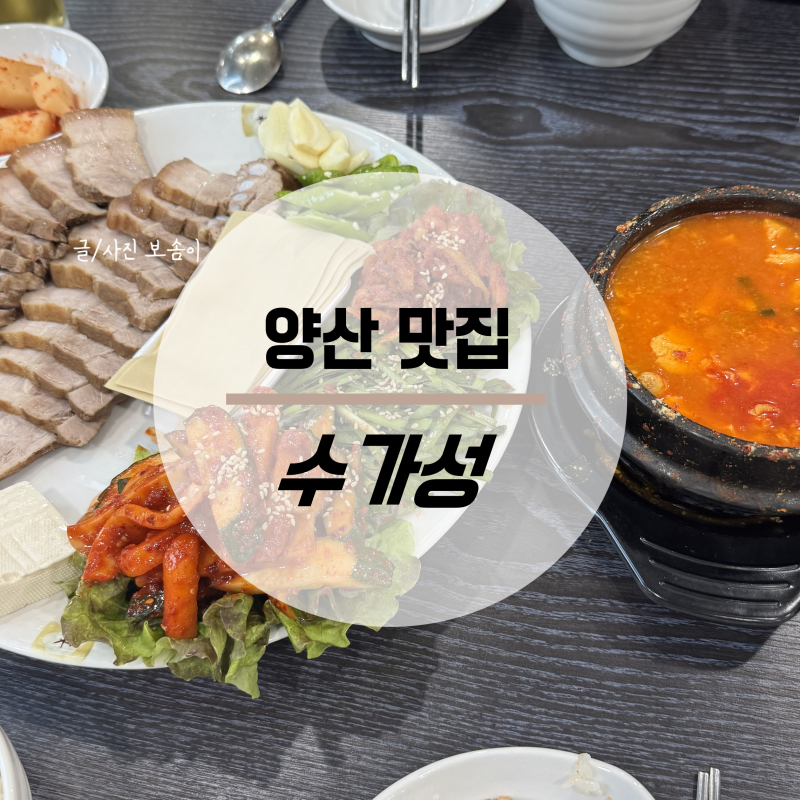 양산 맛집 :: 포두부 두부보쌈과 알탕순두부찌개 전문점, 수가성