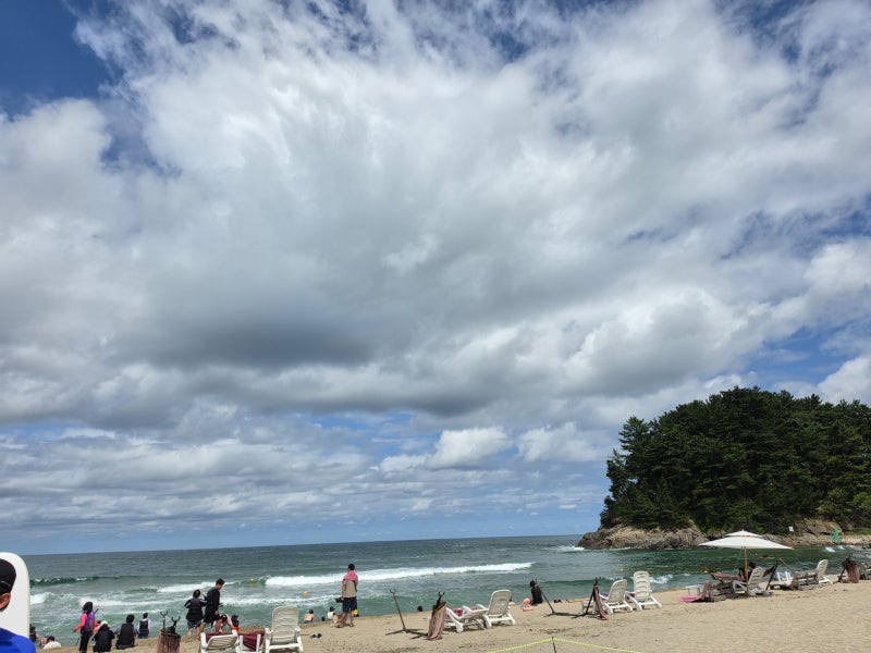 강원도 양양 송전해수욕장 후기｜솔바다캠핑장에서 걸어서 다녀온 아이와 물놀이
