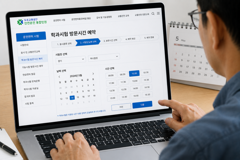 도봉면허시험장 필기 예약 방법 점심시간