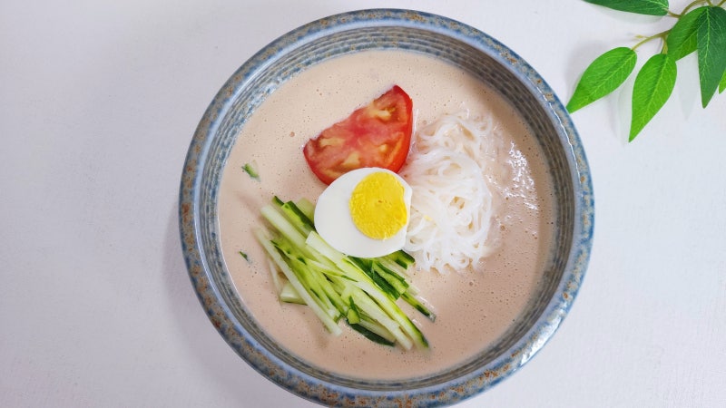 한그릇음식 콩물 콩국수 만들기 여름별미 두부면 다이어트 먹는법 곤약면 요리