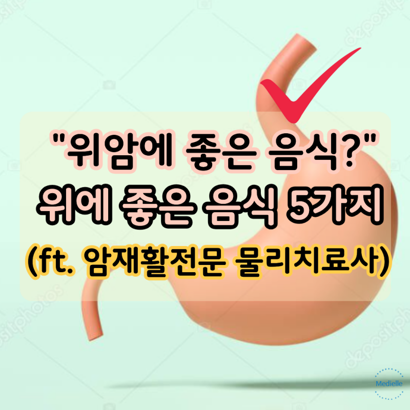 "위암에 좋은 음식?" 위암환자가 먹어야할 5가지 (ft. 암재활전문 물리치료사)