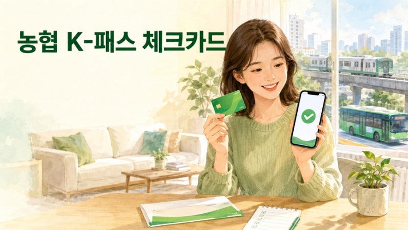 농협 K-패스 체크카드 수령 후 등록 방법｜앱 등록부터 환급까지 직접 해보기