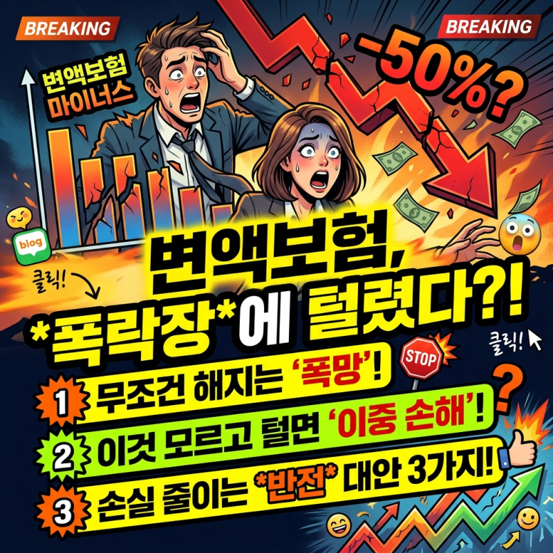널뛰는 증시 변액보험 해지 손실 줄이는 3가지 대안