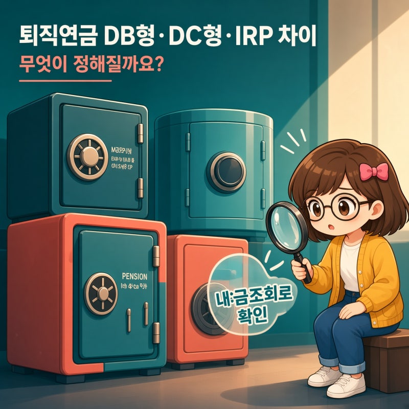 퇴직연금 DB형·DC형·IRP 차이!!내 퇴직연금 조회 방법은?