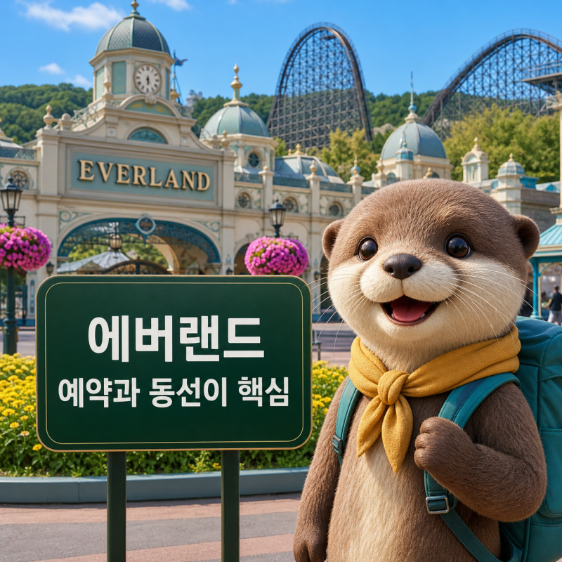 에버랜드 8월, 오후 6시부터 가도 되는 이유