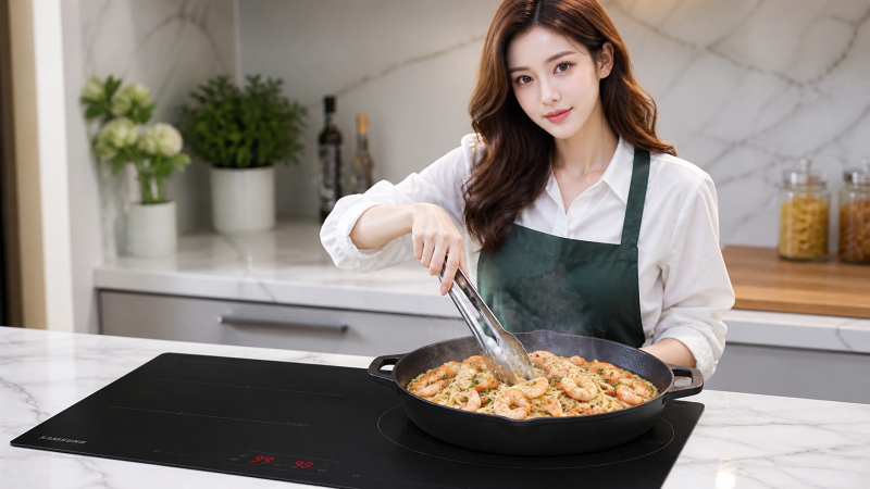가스레인지에서 바꾸기 좋은 3구 인덕션, 삼성 NZ63B4026AK 살펴볼까요?