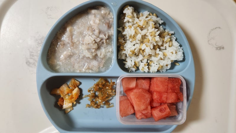 두돌아기 저염 유아식 식단 2일치 아기가 잘먹는 반찬 및 고기 유아식 메뉴