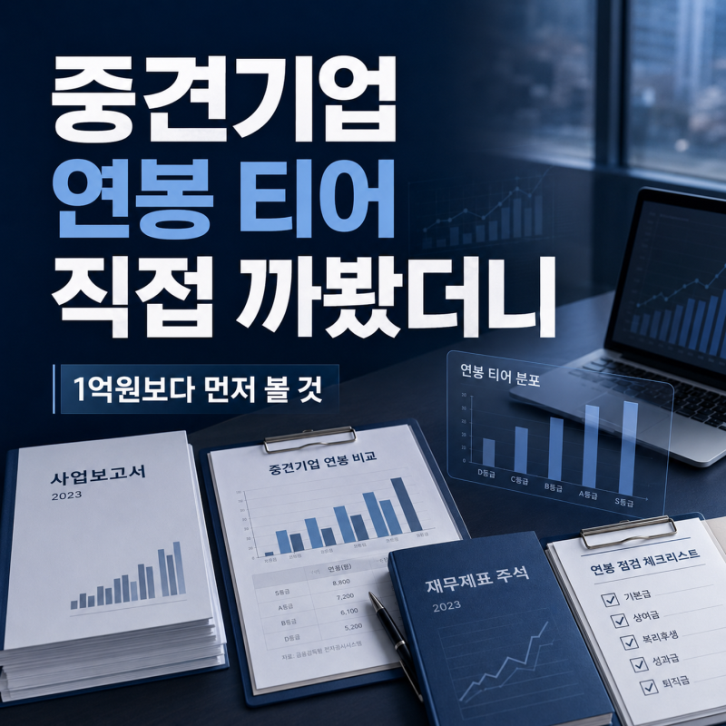 “내 회사 몇 티어임?” 중견기업 연봉 티어 리스트 직접 까봤더니