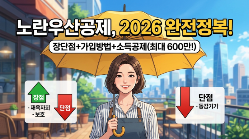 소상공인이라면 꼭 알아야 할 노란우산공제 가입방법과 소득공제 혜택(2026년 최신판)