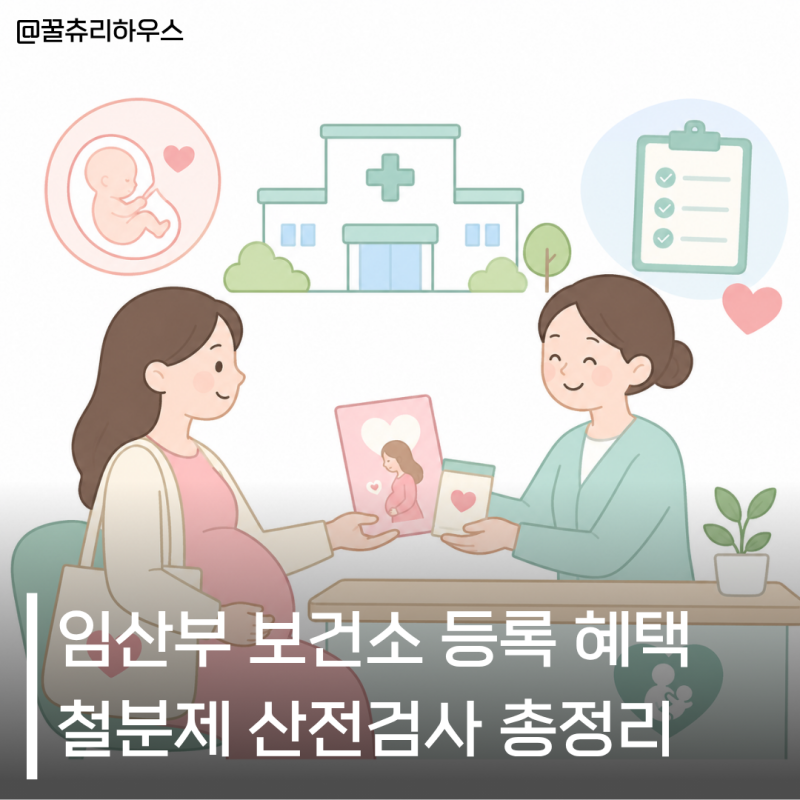 임산부 보건소 등록 혜택 철분제 산전검사 총정리