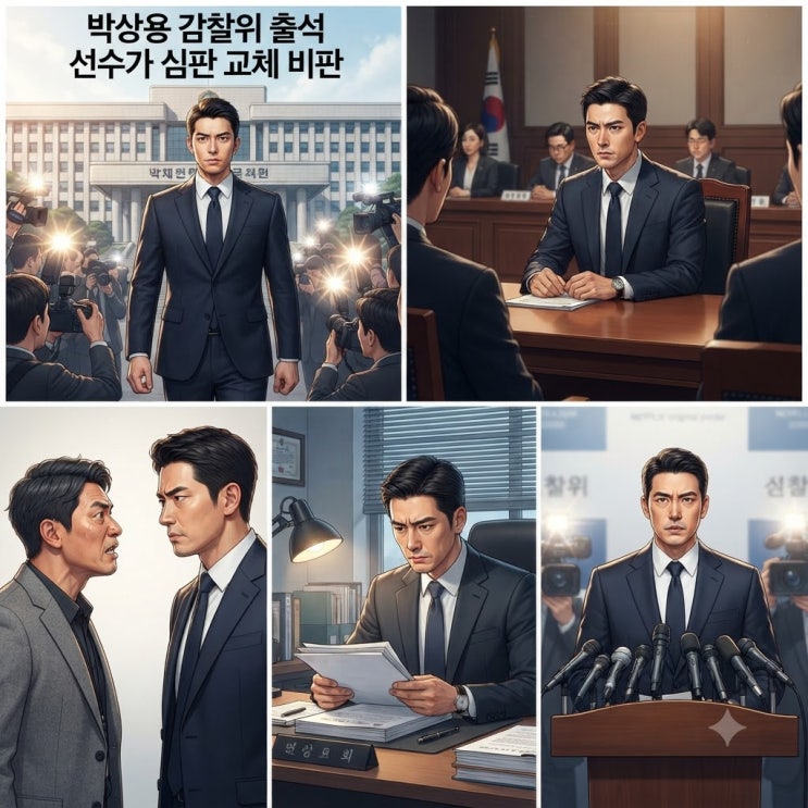 <b>박상용 감찰위 출석</b> 선수가 심판 교체 비판