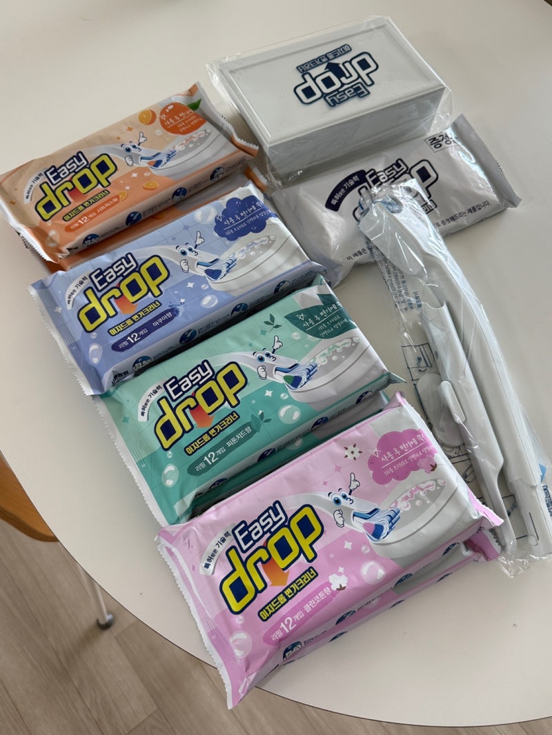 간편한 변기청소 내돈내산 이지드롭 변기크리너