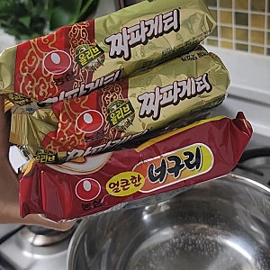 짜파구리 황금비율 레시피｜짜파게티 너구리 이렇게 섞어보세요