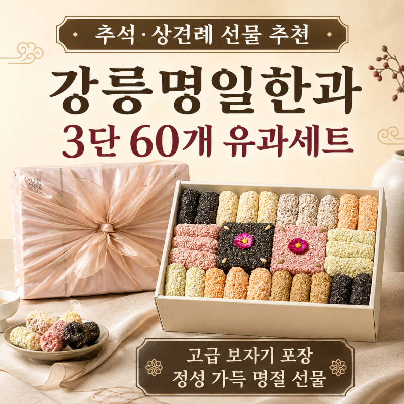 [추석명절선물추천]강릉명일한과