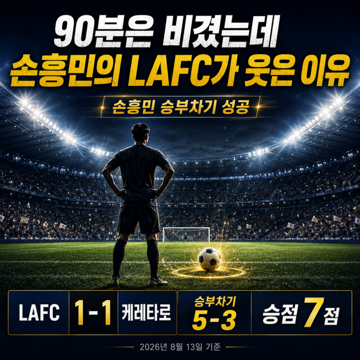 "90분은 비겼는데" 손흥민의 <b>LAFC</b>가 웃을 수 있었던 이유