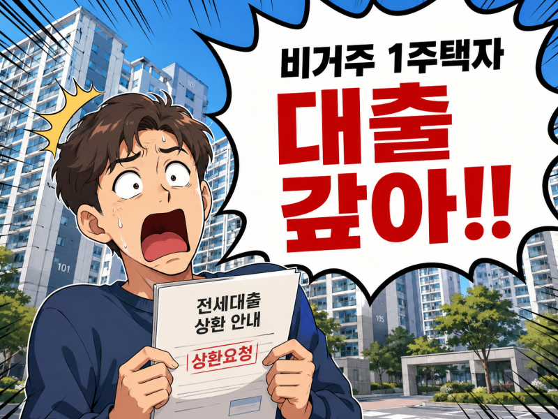 비거주 1주택 전세대출 제한, 3가지 요건으로 자가진단