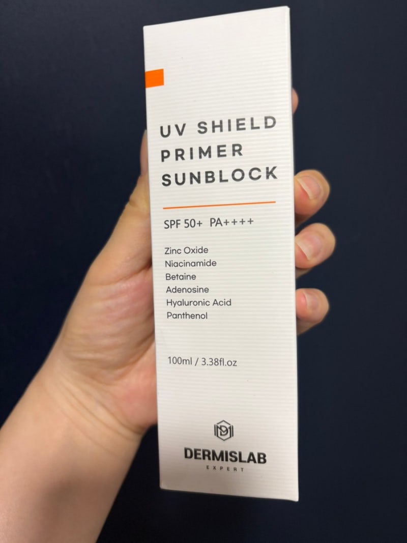 피부과 선크림 추천｜프라이머를 안 쓰게 된 이유, 더미스랩 UV 쉴드 선블럭 SPF50+ PA++++