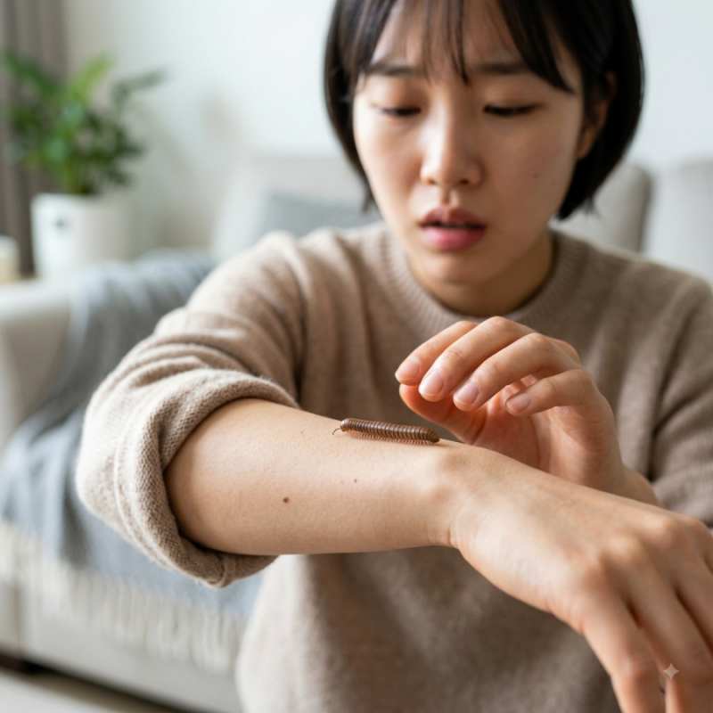 벌레가 몸에 기어 다니는 꿈 해몽, 자고 일어났는데 수많은 곤충이 내 몸 위로 꿈틀거리고 있....