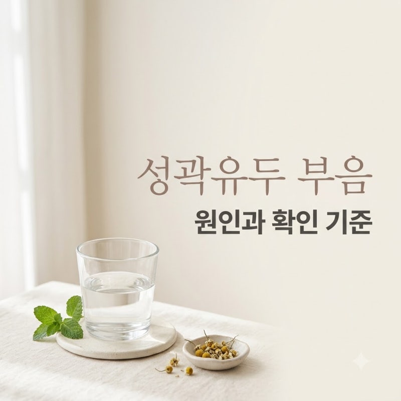 성곽유두 혀 안쪽에 생긴 8개 돌기 부었을 때 확인 기준