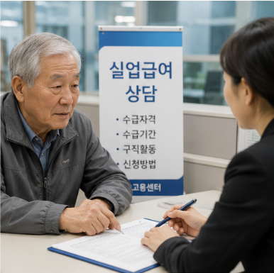 만 65세이상 실업급여 받는 방법 구직활동 및 수급 기간 총정리
