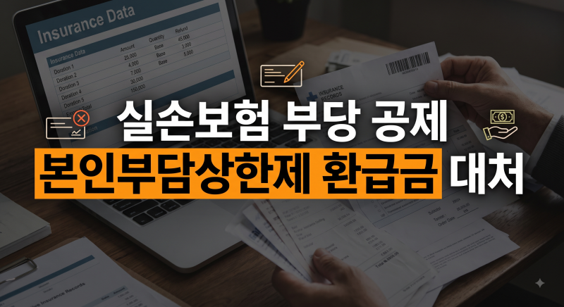 보험사의 억지 환수 요구! 의료비 본인부담상한제 실손보험 부당 공제 대처 가이드