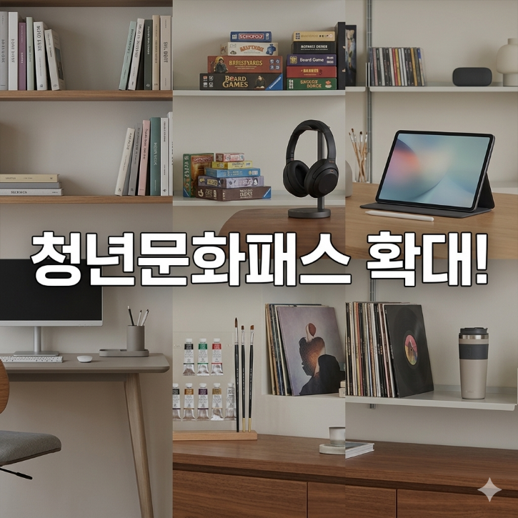 "책 구매까지?" 청년문화예술패스 하반기 확대!