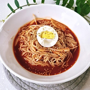 간단 비빔국수 레시피 매콤한 망향 비빔국수 양념장 만드는법