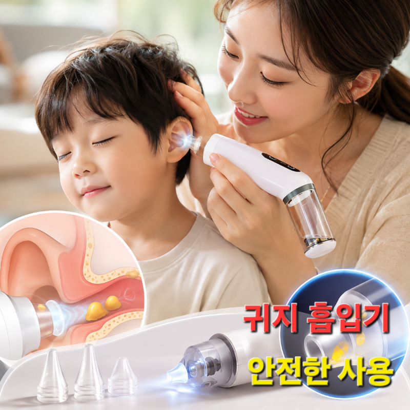 유아·어른 귀지 제거 흡입기 안전한 사용법과 부작용 없는 셀프 귀 청소 꿀팁