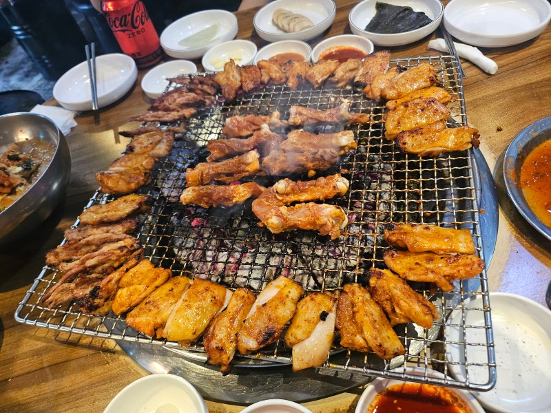 신도림 강촌 숯불닭갈비