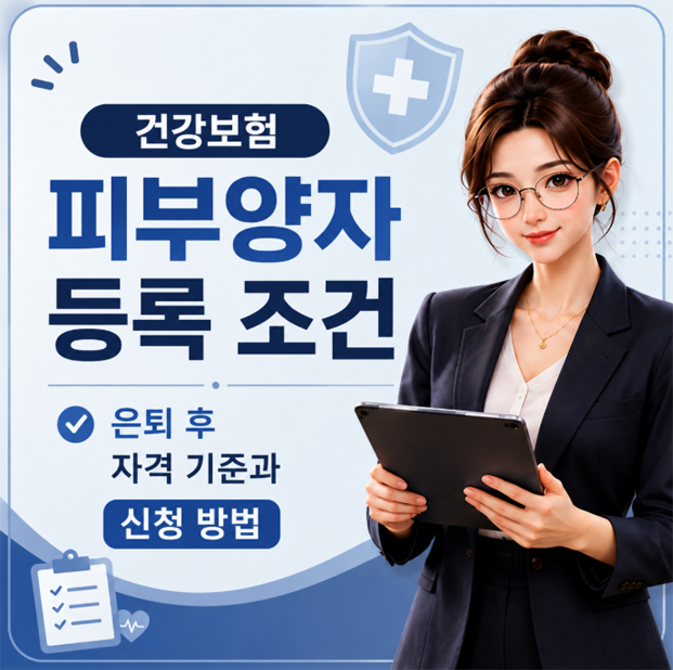 건강보험 피부양자 등록 조건｜은퇴 후 자격 기준과 신청 방법