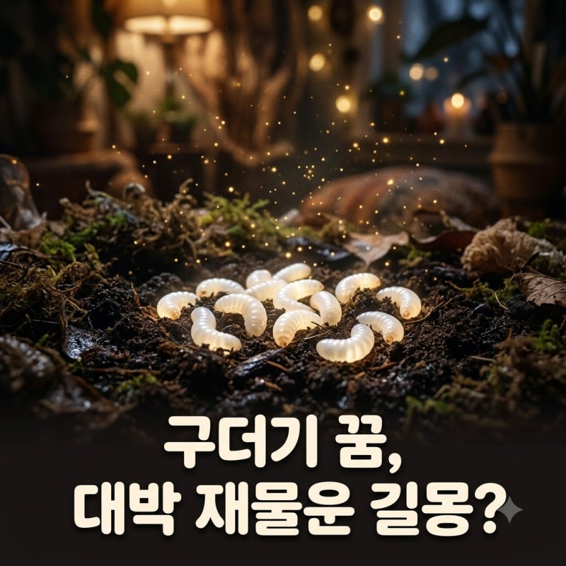구더기 나오는 꿈 꾸셨나요? 소름 돋는 반전! 엄청난 재물운 대박 길몽!