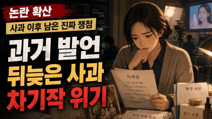 <b>하영 친일</b>파 <b>후손 논란</b> 총정리, 사과 이후에도 차기작과 광고가 흔....