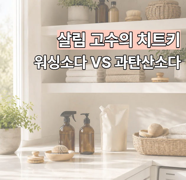 "과탄산소다와 헷갈리셨죠?" 워싱소다를 안전하고 효과적으로 쓰는 법