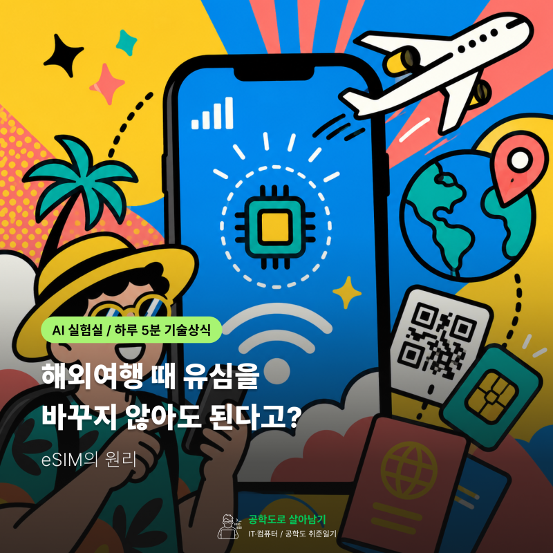 해외여행 때 유심을 바꾸지 않아도 된다고? | eSIM의 원리